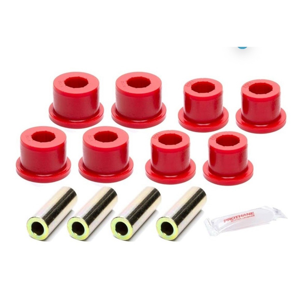 Leaf Spring Bushing Kit, Front, Polyurethane/Steel, Red‎ Truck/Van 1999-2009 T2